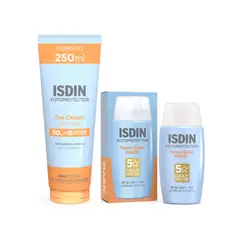 ISDIN - Pack Fotoprotector Gel Crema Wet Skin + Fotoprotector Fusion Water Magic