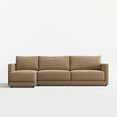 CRATE & BARREL - Seccional Gather Chaise Lounge 5 Cuerpos Derecho