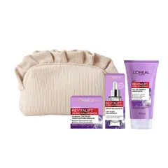 LOREAL PARIS - Set Hialurónico: Serum rostro + Gel + Crema de Día