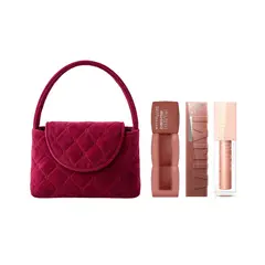 MAYBELLINE - Trío Nude: Teddy Tint 20 Mascara Tear + Vinyl Ink Punchy + Lifter Gloss Stone