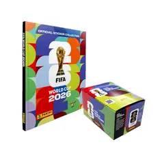 PANINI - Pack Album Mundial Tapa Dura + Paquetón Figuras
