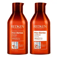 REDKEN - Pack Frizz Dismiss: Shampoo 300ml + Acondicionador 300ml