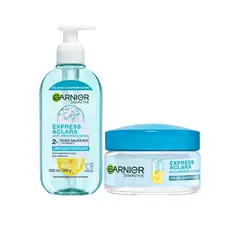Garnier - Pack Antiimperfecciones Gel Limpiador + Crema
