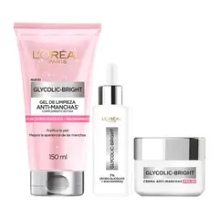 Loreal - Pack Paris Ácido Hialurónico Serum Rostro + Crema Día + Gel Limpiador Hidratante