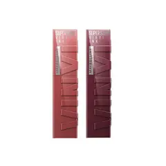 MAYBELLINE - Duo Labiales Vinyl Ink Peppy + Fearless