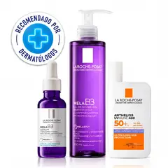 LA ROCHE POSAY - Rutina MelaB3 La Roche Posay: Serum + Gel Limpiador + Fotoprotector Anthelios UV Mune