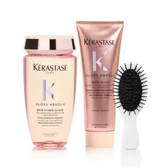 KERASTASE - Bundle Rutina Gloss + Cepillo Italiano Kérastase