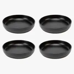 BASEMENT HOME - Set x4 Platos Hondos Cerámica Gres 22.5 cm