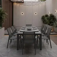 BASEMENT HOME - Juego De Comedor De Terraza Oxford 8 Puestos