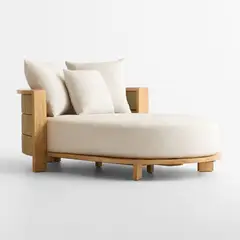 CRATE & BARREL - Chaise Lounge Bali Para Terraza
