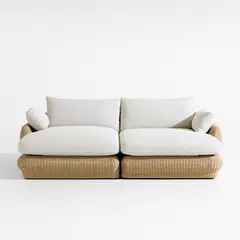 CRATE & BARREL - Chaise Lounge Doble Ipanema Para Terraza
