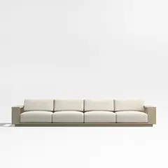 CRATE & BARREL - Sofá Mallorca Para Terraza 6 Cuerpos