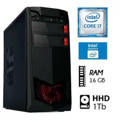 INTEL - PC Computadora Core I7 3.2 Ghz Ram 16GB Disco Duro 1TB CASE 350W.