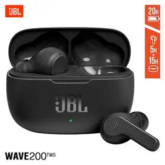 JBL - Wave 200 Audifonos Bluetooth 5.0 IPX2 TWS 20Hrs Deep Bass