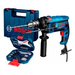 BOSCH - Taladro percutor gsb 16 re mp + set x-line 34 piezas