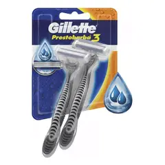 GILLETTE - Prestobarba3 máquinas afeitadoras desechables 2 un