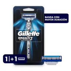 GILLETTE - Mach3 Turbo Máquina Recargable + Cartucho