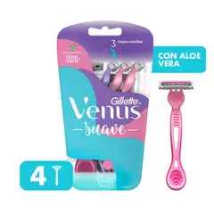 GILLETTE - Venus máquina para afeitar simply3 4 unidades