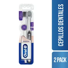 ORAL B - Cepillo dental carbón purification whitening 2un