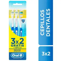 ORAL B - Cepillo Dental Indicator x3 unidades
