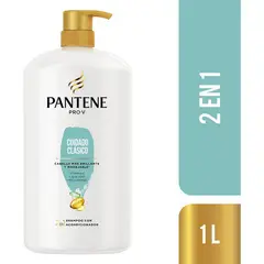 PANTENE - Shampoo con acondicionador 2en1 cuidado clásico 1L
