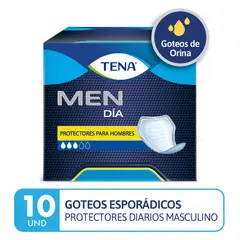 TENA - Protector diario men paquete 10 unidades