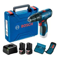 BOSCH - Taladro percutor gsb 120 li 12v + 23 accesorios