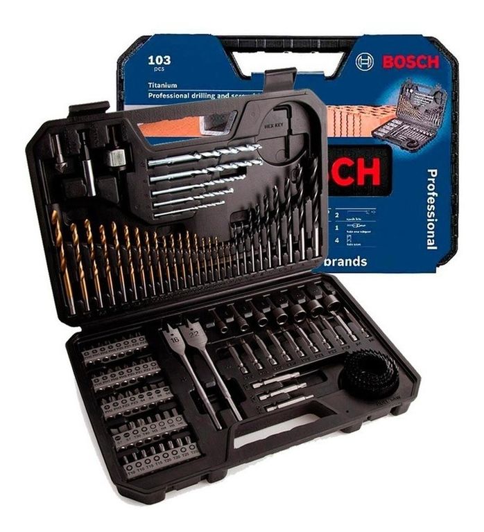 Set profesional 103 piezas para taladrar