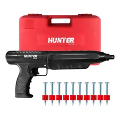 HUNTER - Pistola de impacto para fijación pt-396 + 100 clavos