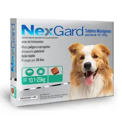 NEXGARD - Antipulgas Masticable 1 Tableta 68 mg 10.1 - 25 kg