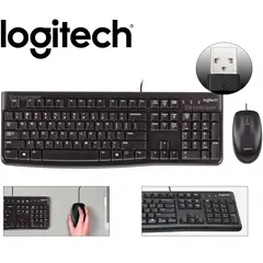 LOGITECH - Teclado y Mouse MK120 USB Black