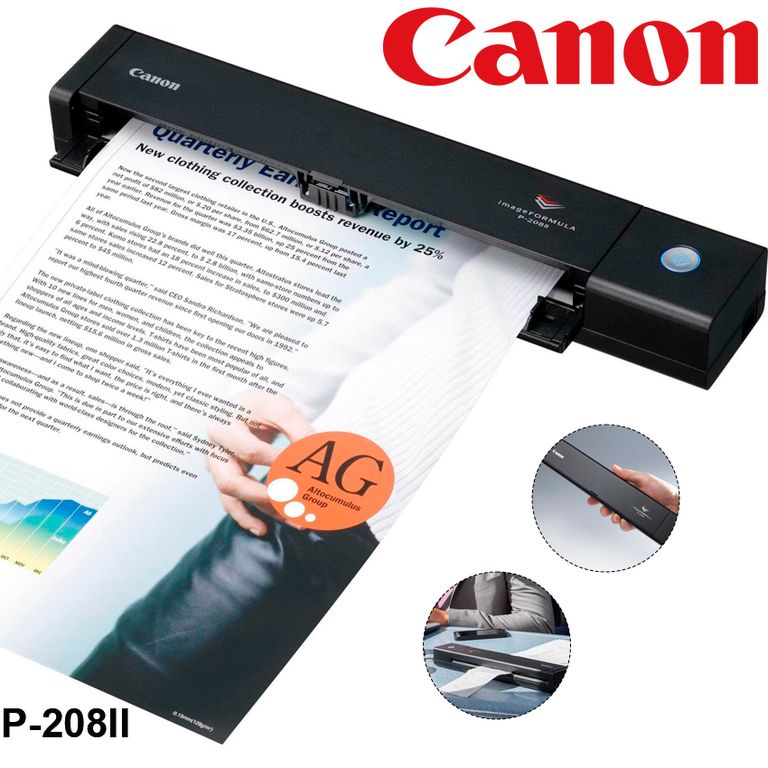 Escaner Portatil P-208II ADF Duplex USB