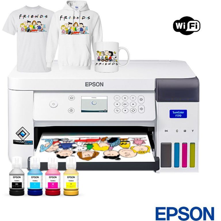 Impresora F170 de Sublimacion tinta continua A4 SureColor