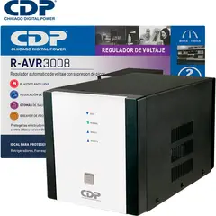 CDP - Estabilizador R-AVR3008I 3000VA / 2400W 8 Salidas