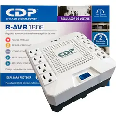 CDP - Estabilizador R-AVR1808i Pro 1800va / 1000w, 8 salidas
