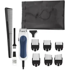 WAHL - Cortadora de cabello mini pro kit 8 pzs 09307-108 - color blanco