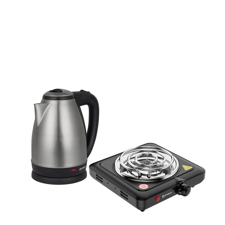 Combo Cocina elect de mesa 1 hornilla + Hervidor 1.8 Litros