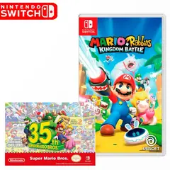 NINTENDO - Mario + Rabbids Kingdom Battle Switch + Poster