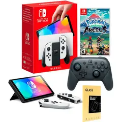 NINTENDO - Consola Switch Oled B  Pokemon Arcues  Pro Controller Mica.