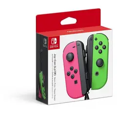 Nintendo - Controles joy con neon rosa verde splatoon series switch