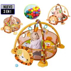 IDEAL - Gimnasio de Bebe Didáctico 3 en 1 con Pelotas