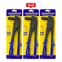 GOODYEAR - Remachadora Manual Aluminio 10" 4 Boquillas 3X2