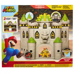 JAKKS PACIFIC - Playset Super Mario Bros - Castillo Deluxe de Bowser