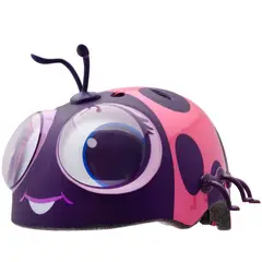 RASKULLZ - Casco marca - Lady Bug Googly Eyes - Cert -Talla XS