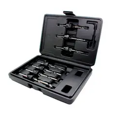 GENERICO - Brocas Avellanadoras con Tope Profunidad - Set Estuche