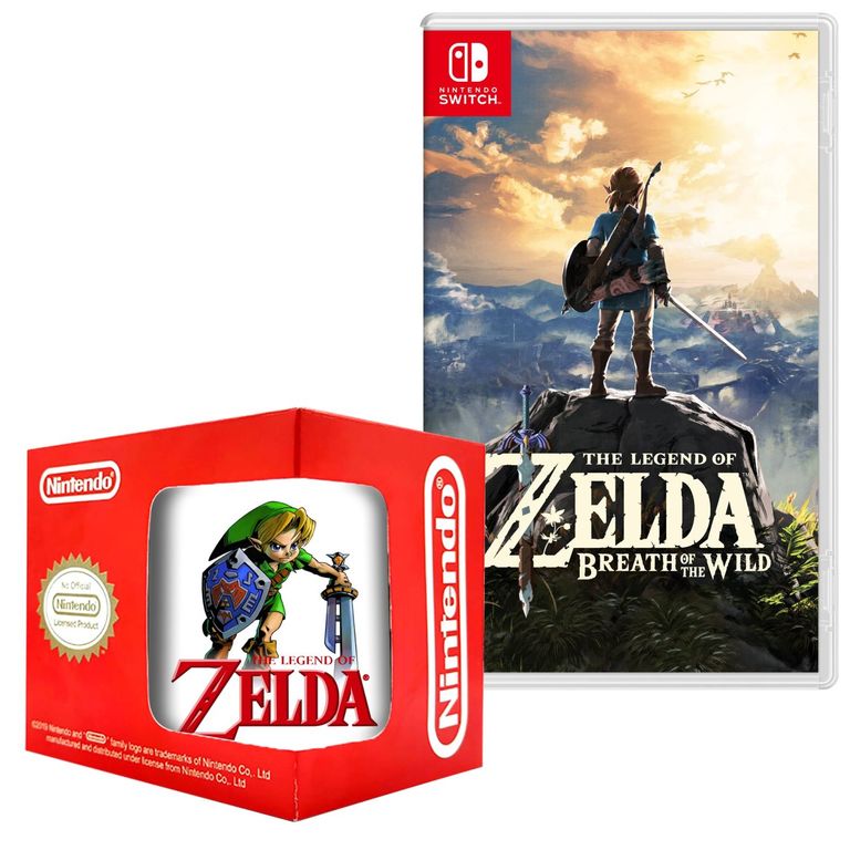 The legend of zelda breath of the wild switch taza