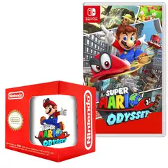 NINTENDO - Super mario odyssey switch + taza