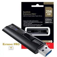 SANDISK - USB Extreme PRO 3.2 Speed 420mb/s 256GB 4K Pendrive