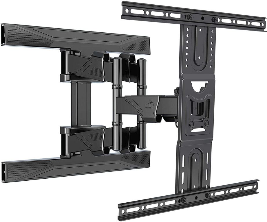 Rack Soporte de Pared Para TV Giratorio Articulado Doble Brazo NB P6