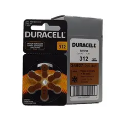 DURACELL - CAJA DE 60 PILAS PARA AUDIFONOS MEDICADOS 312